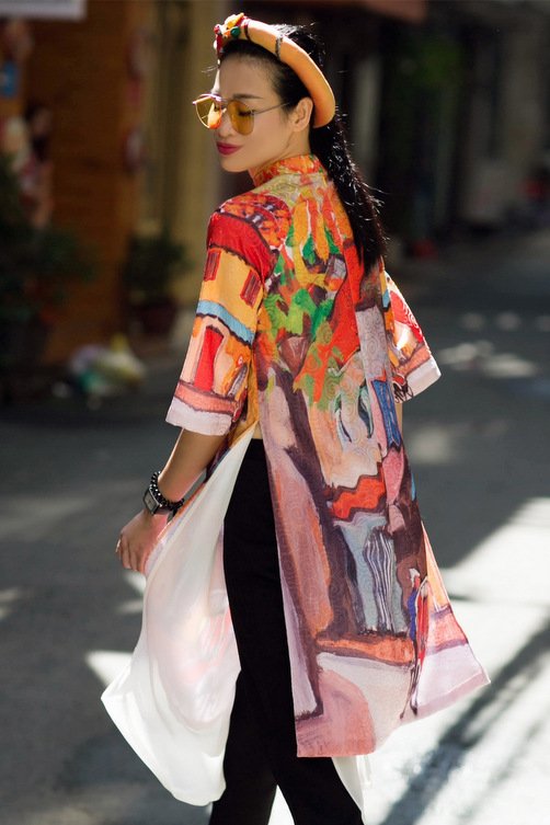 Fashionista Thanh Truc Truong mix-and-match Ao Dai