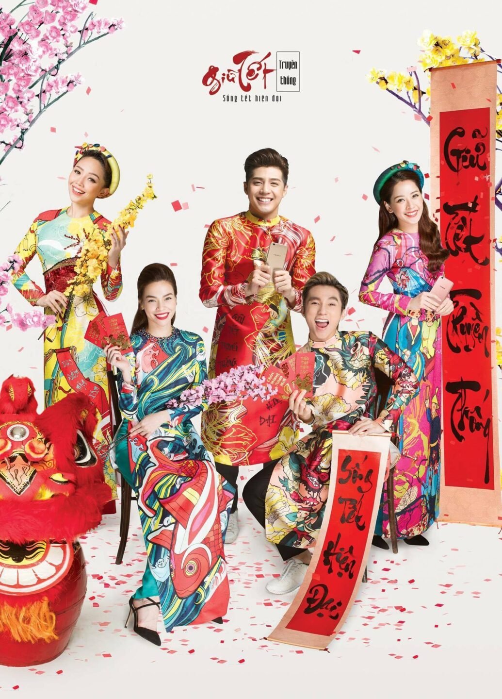 HO NGOC HA AND V-POP STARS IN THUY DESIGN HOUSE FOR TET 2017