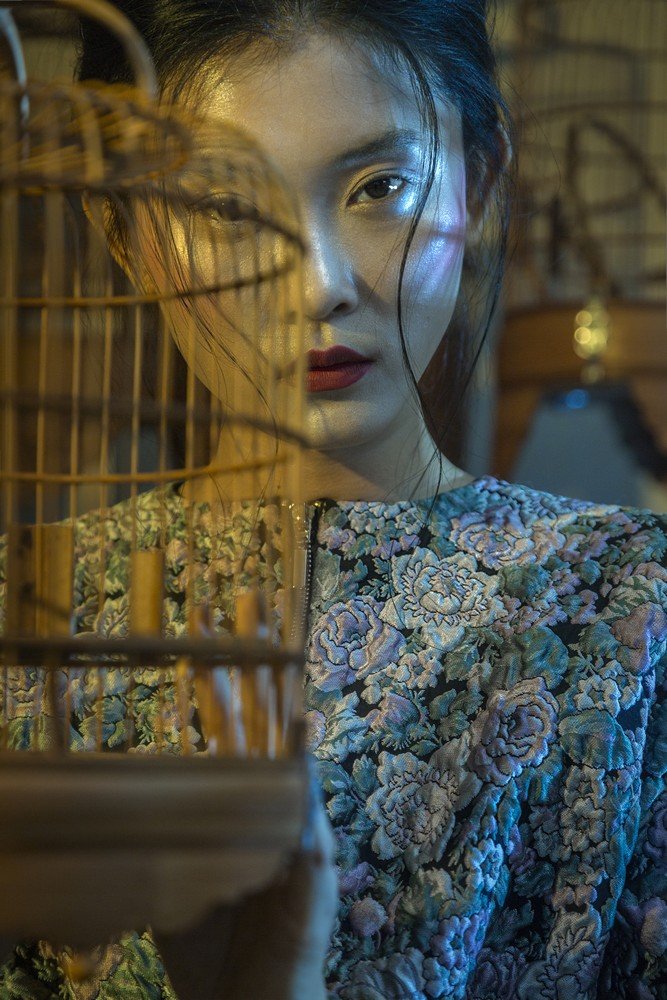 Kim Nhung model in Thuy Design House’s dresses